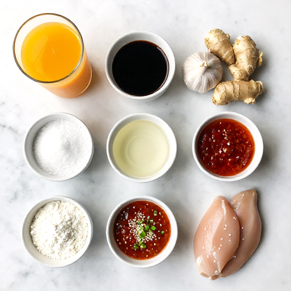 Orange Chicken Ingredients