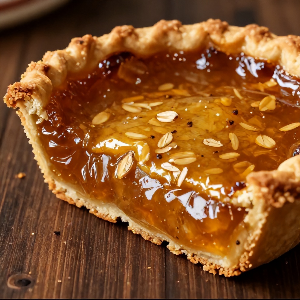burnt honey pie