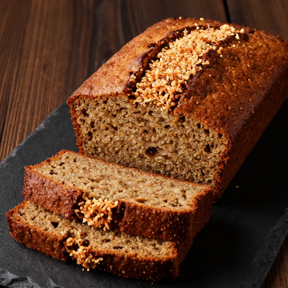 Plated serving of Hawaiian Banana Bread