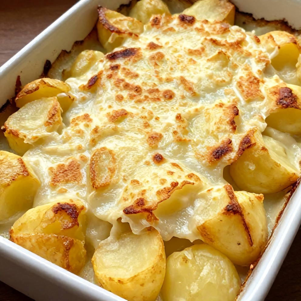 creamy potato gratin