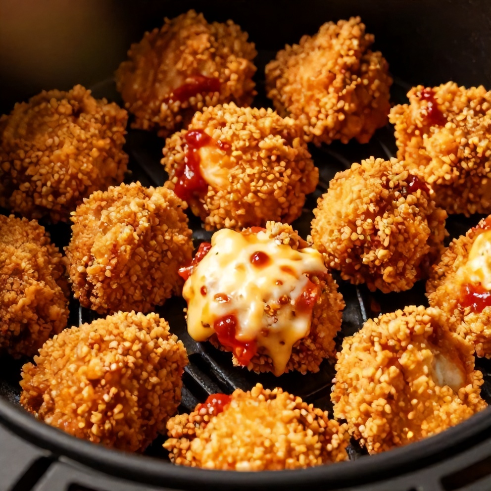air fryer chicken parmesan bites