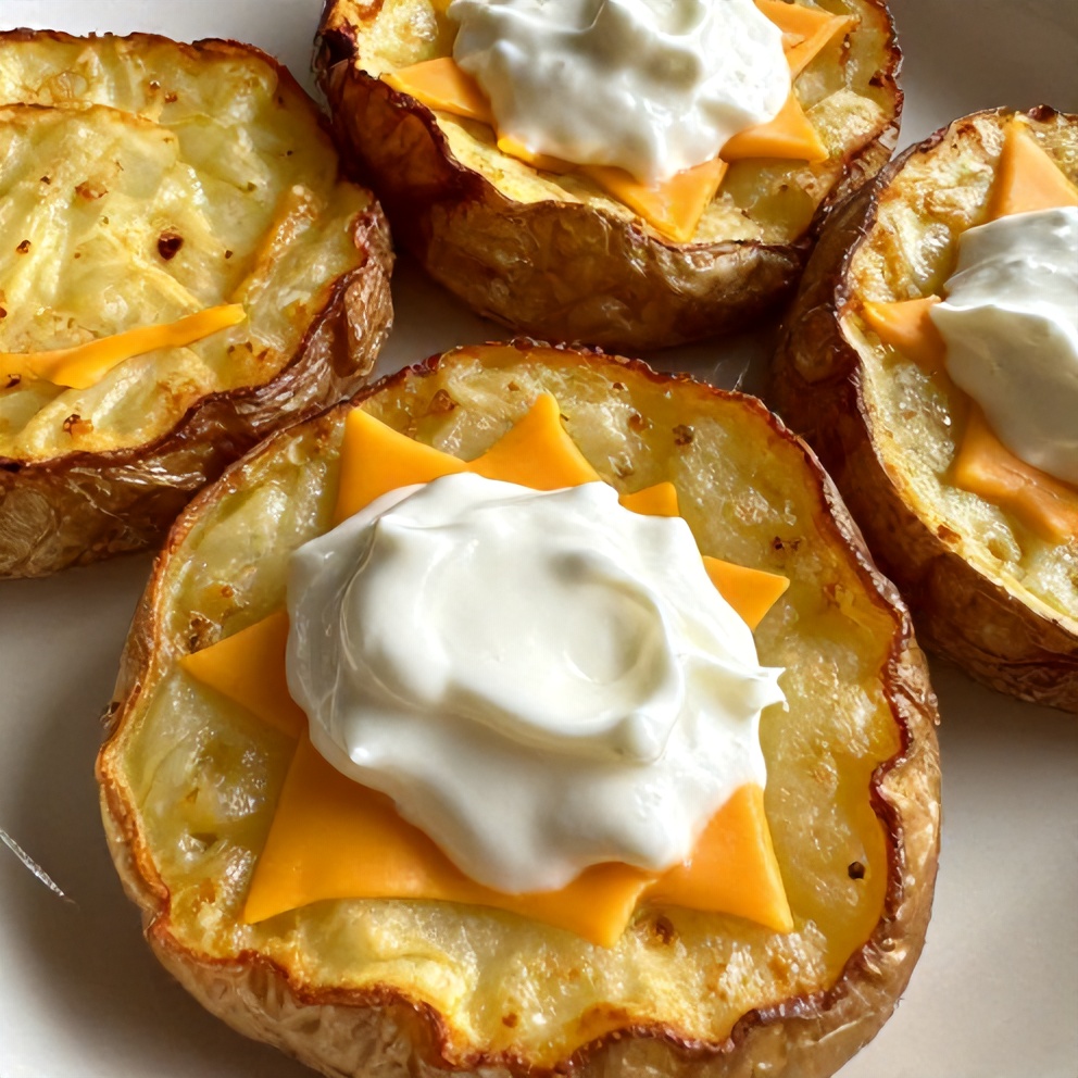 crispy baked potato skins
