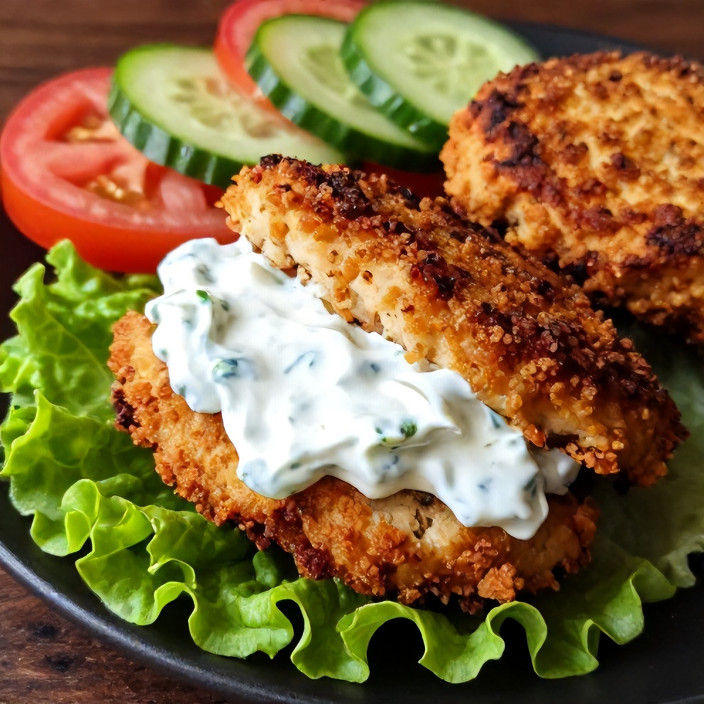 Greek Chicken Burgers
