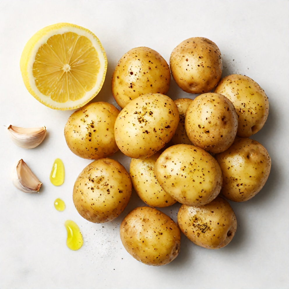 Greek Lemon Potatoes Ingredients