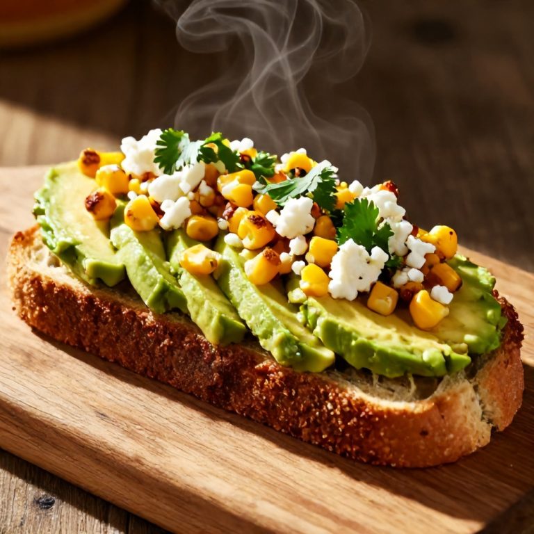 Mexican street corn avocado toast