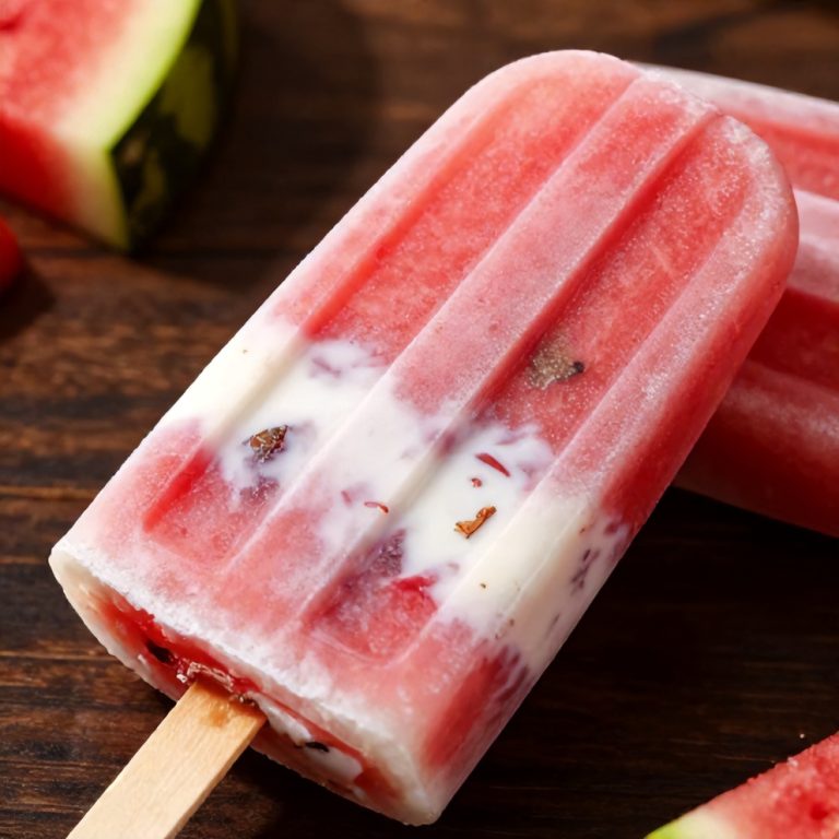 Watermelon Coconut Popsicles