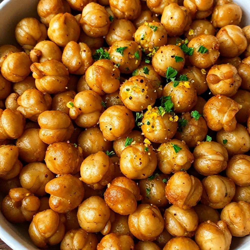 crispy za'atar chickpeas