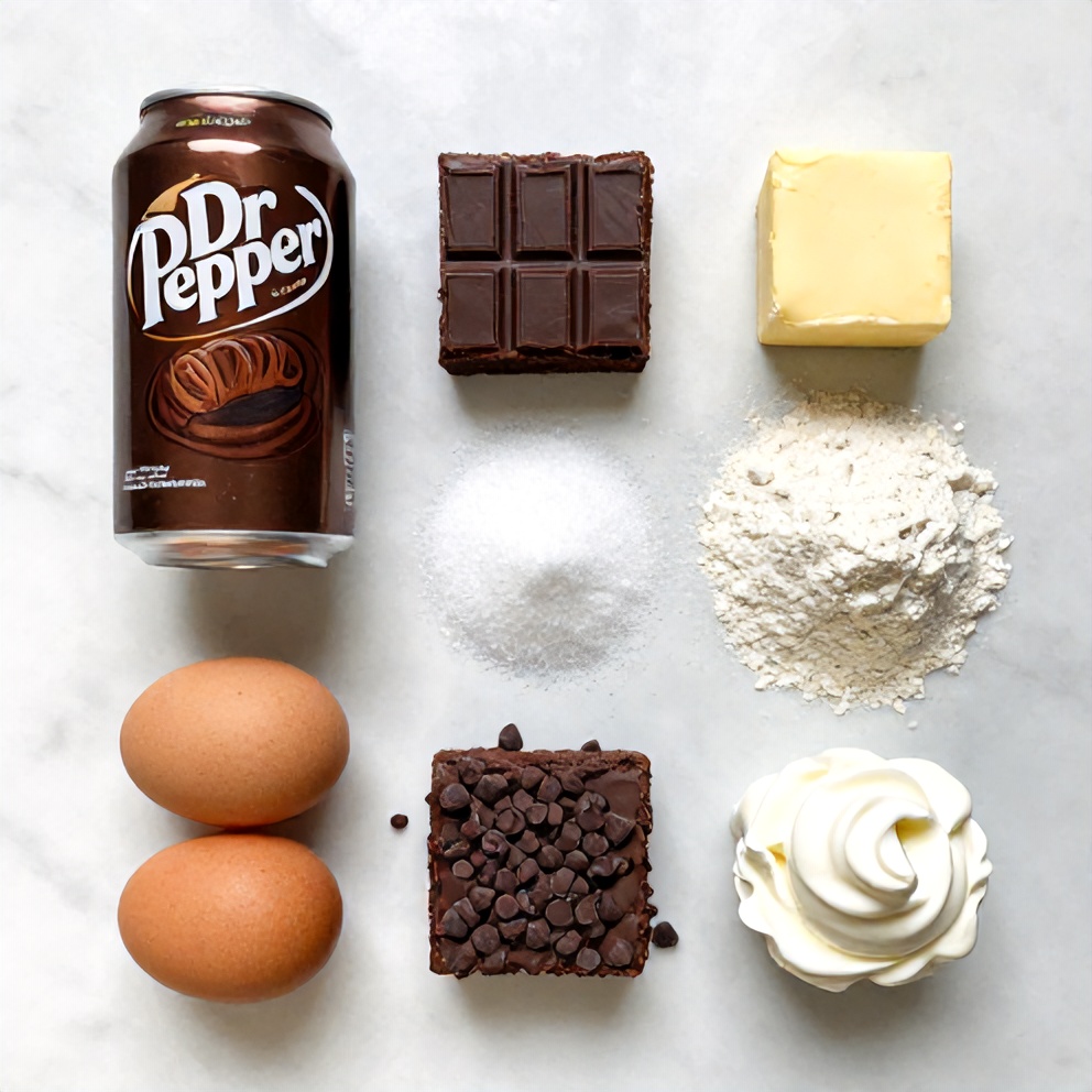Dr Pepper Brownies Ingredients