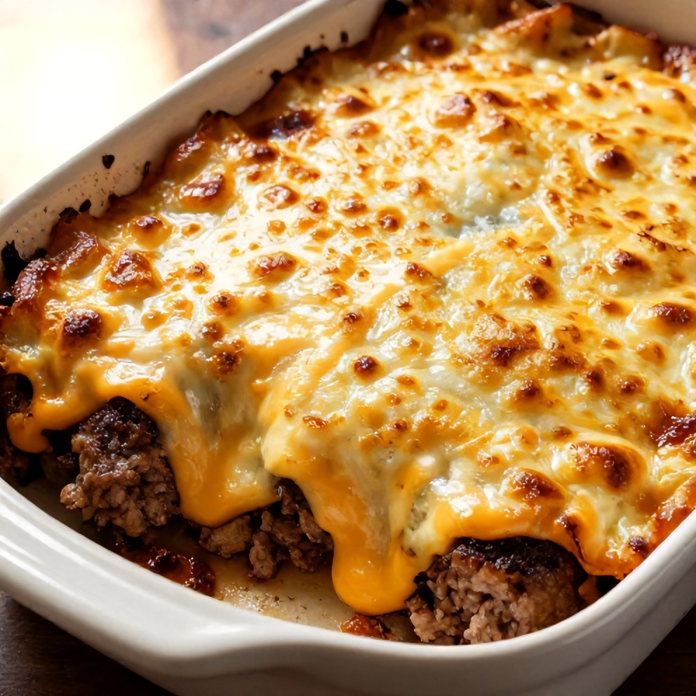 Easy Amish Hamburger Steak Bake