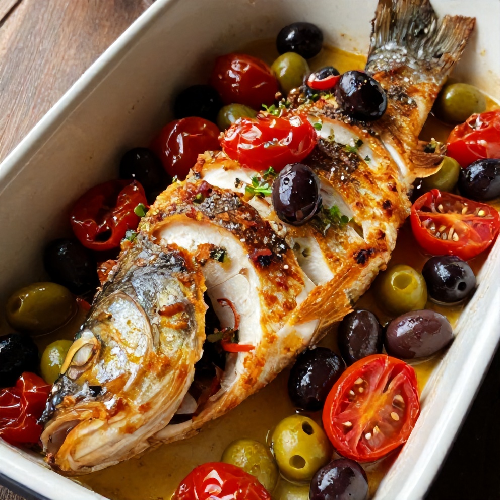 Easy Baked Sea Bass
