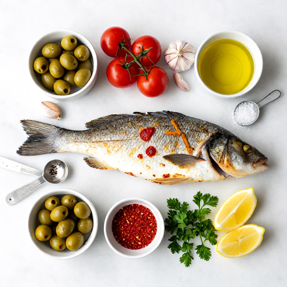 Easy Baked Sea Bass Ingredients