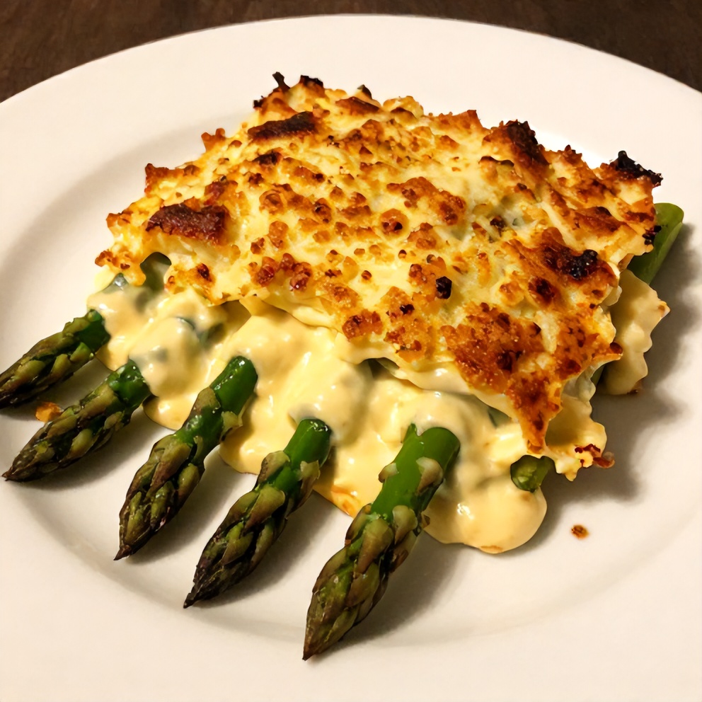 Perfectly Baked Asparagus Casserole with Golden Crust
