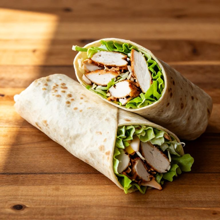 Easy Chicken Caesar Wrap