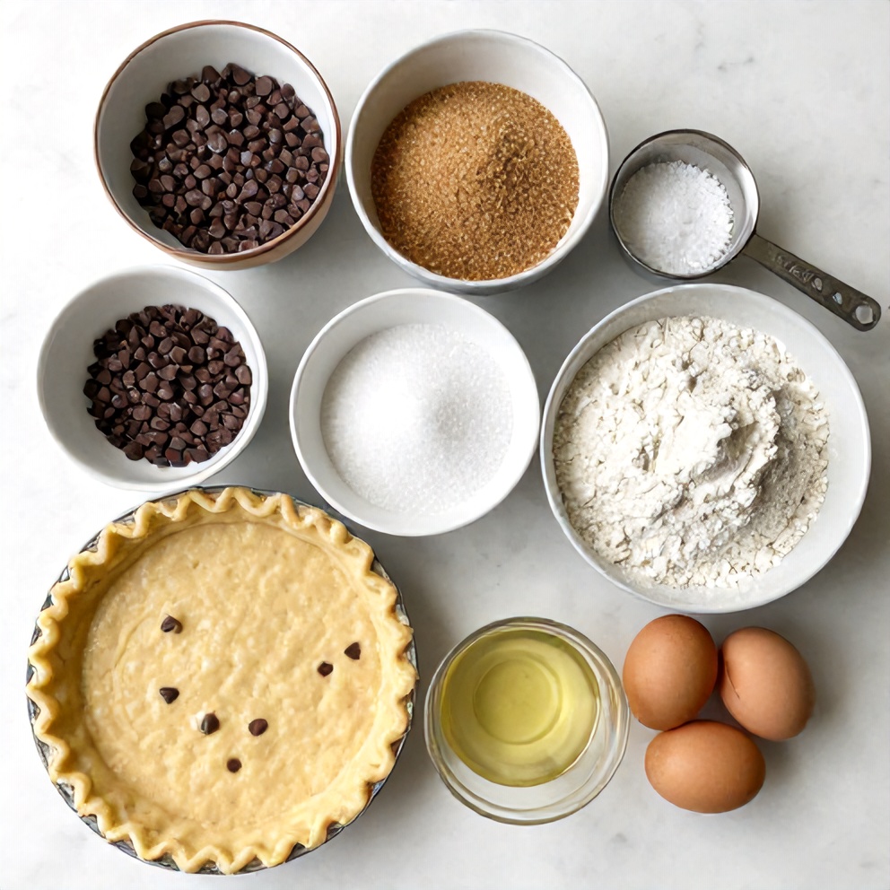 Chocolate Chip Cookie Pie Ingredients