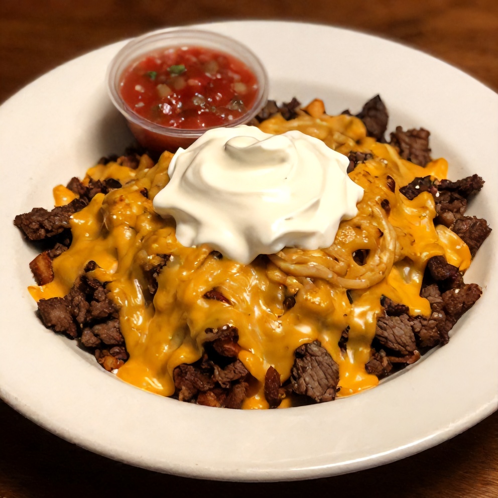 Plated Copycat Taco Bell Meximelt with a side of tortilla chips
