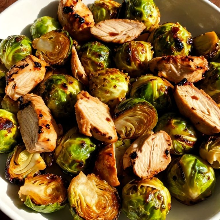 Easy Chicken Brussels Sprout Salad