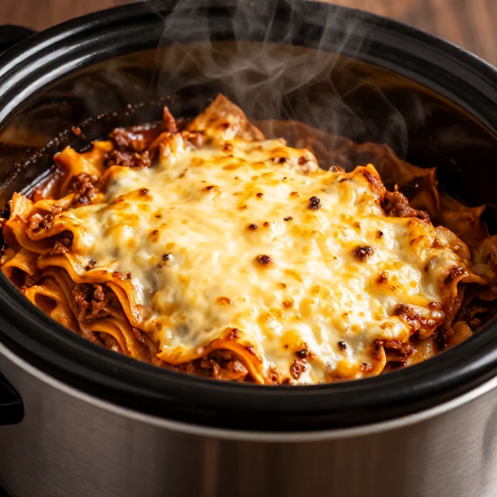 Easy Crockpot Lasagna