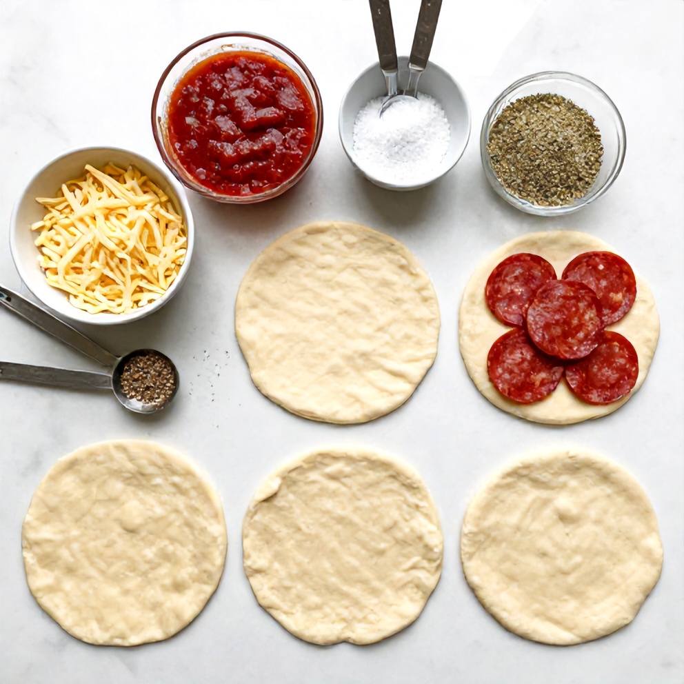 High Protein Pepperoni Pizza Rolls Ingredients