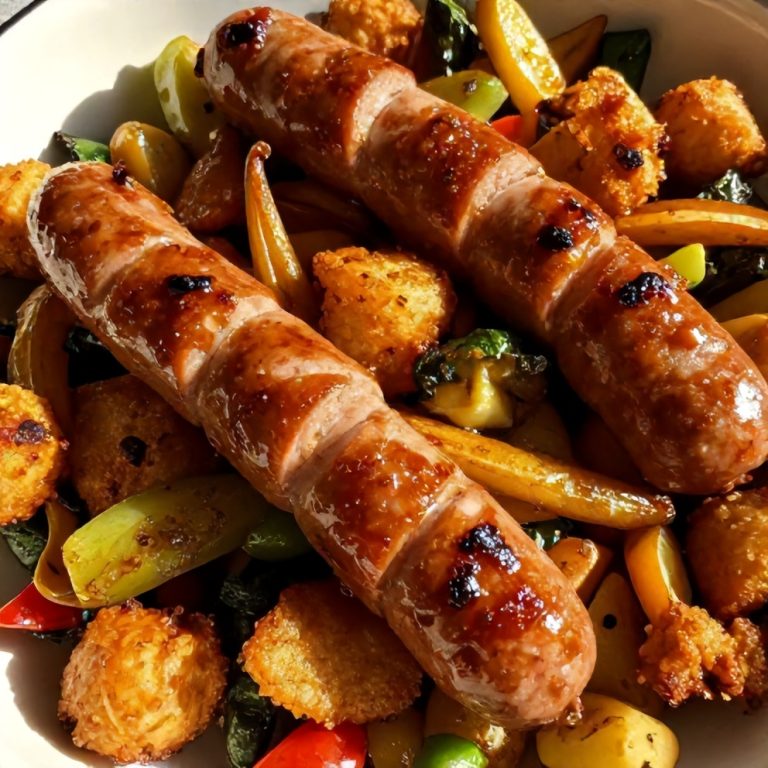 Honey Garlic Kielbasa and Veggies
