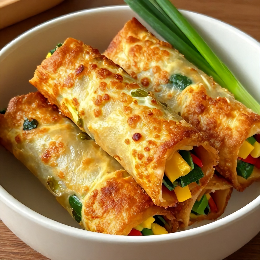 Keto Egg Roll in a Bowl served in a bowl with a side of green onions