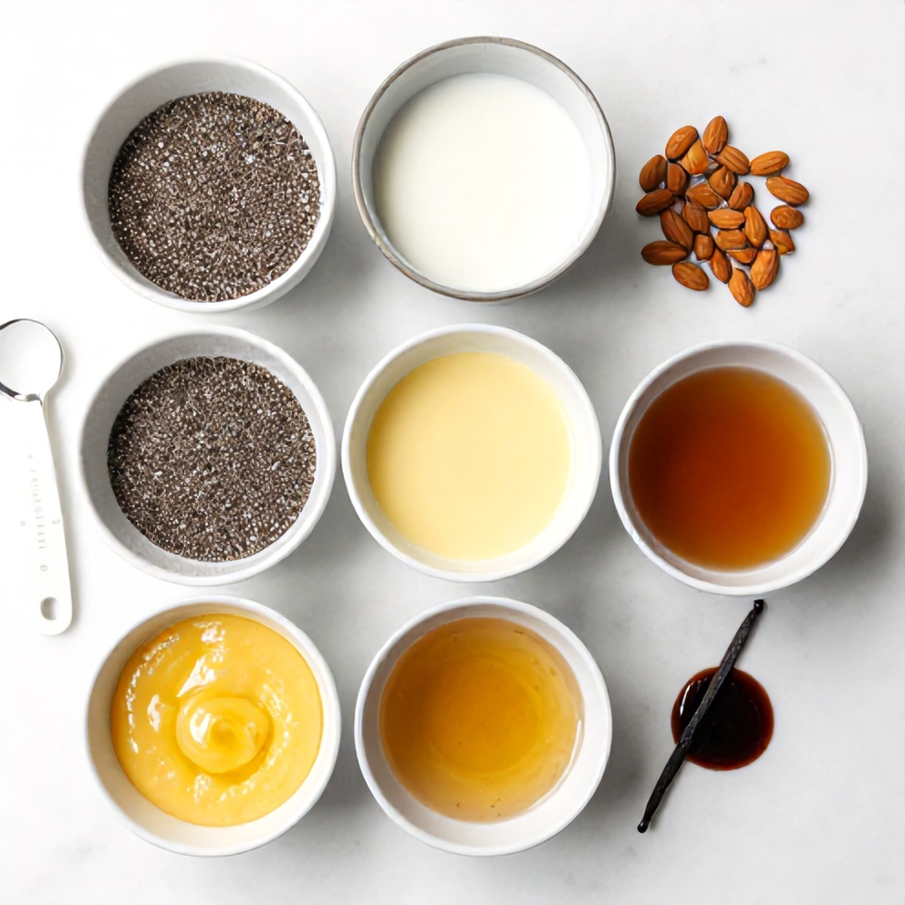 Lemon Curd Chia Pudding Ingredients