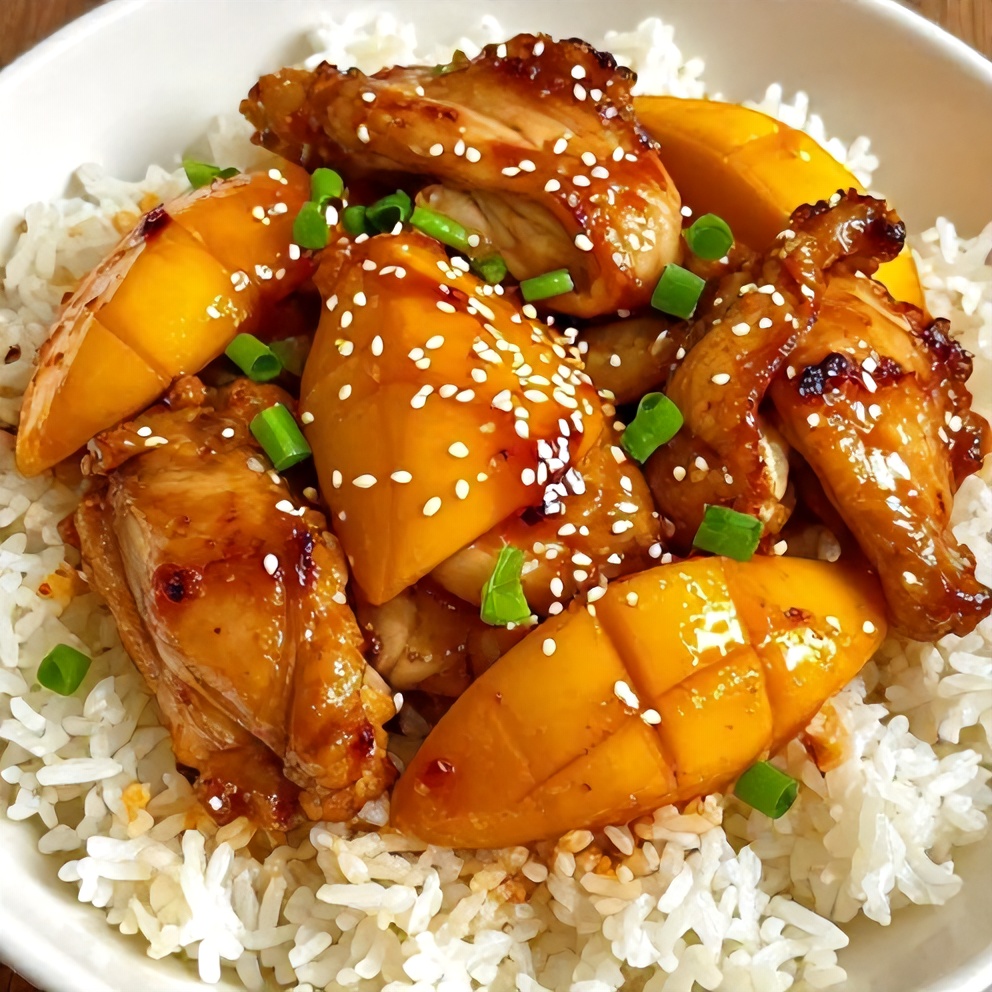 Easy Mango Glazed Chicken