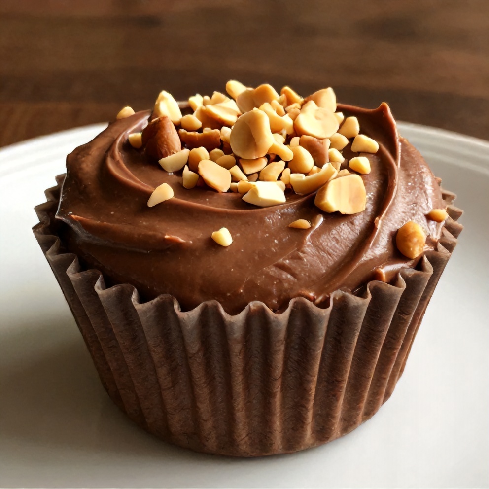Finished No-Bake Chocolate Peanut Butter Protein Cups