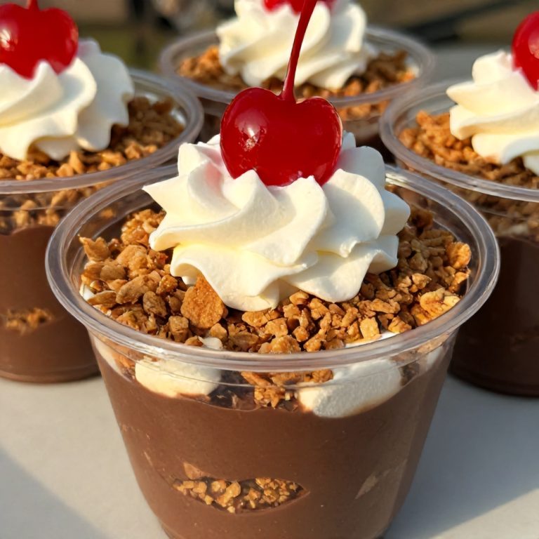 Easy No Bake S’mores Pudding Cups