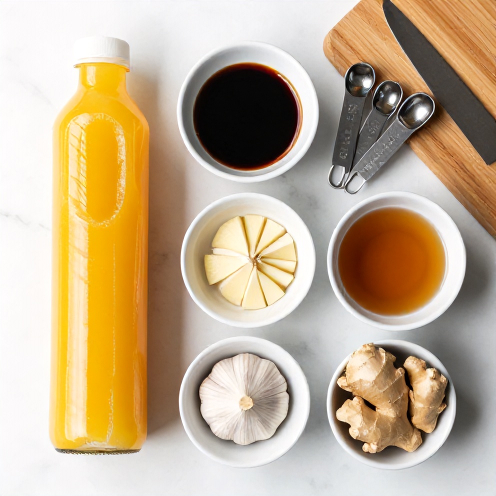 Raw Ingredients for Easy Orange Chicken