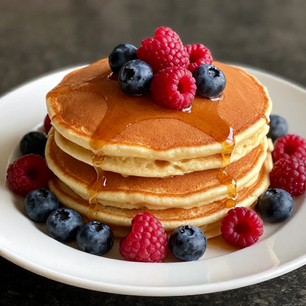 Easy Protein Pancakes with Cottage Cheese and Oats