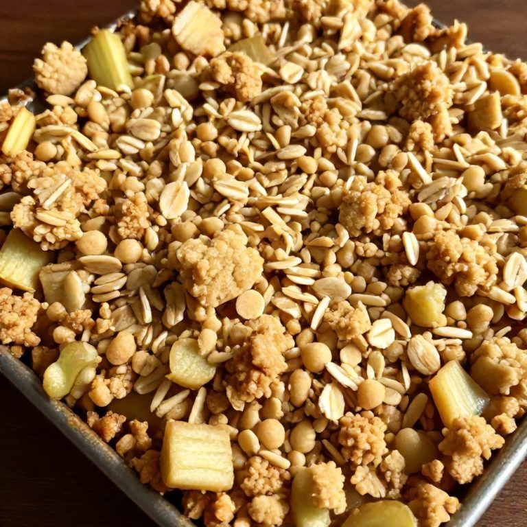 Easy Rhubarb Crisp