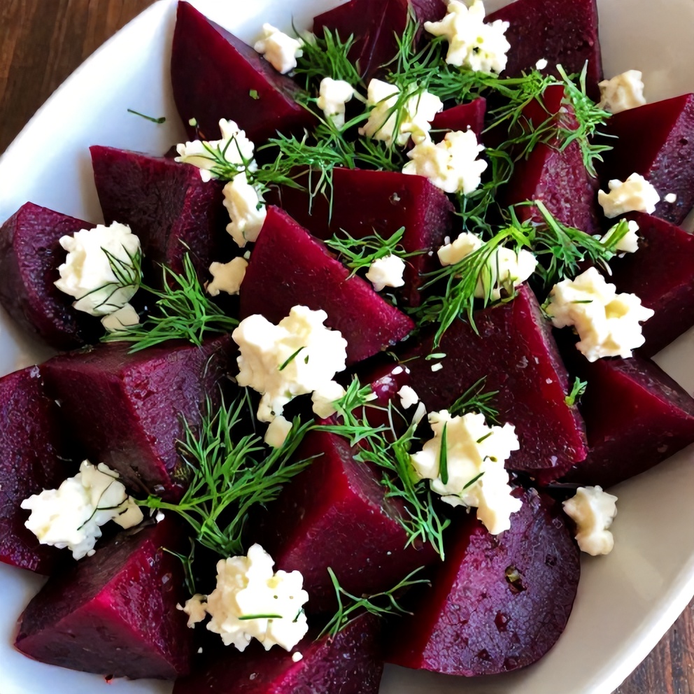 Easy Roasted Beet Salad