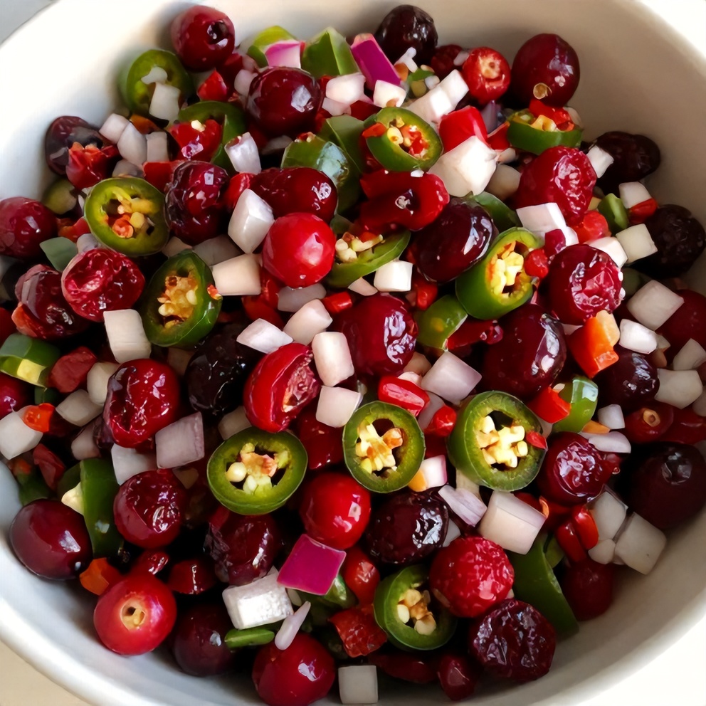 Easy Spicy Cranberry Salsa