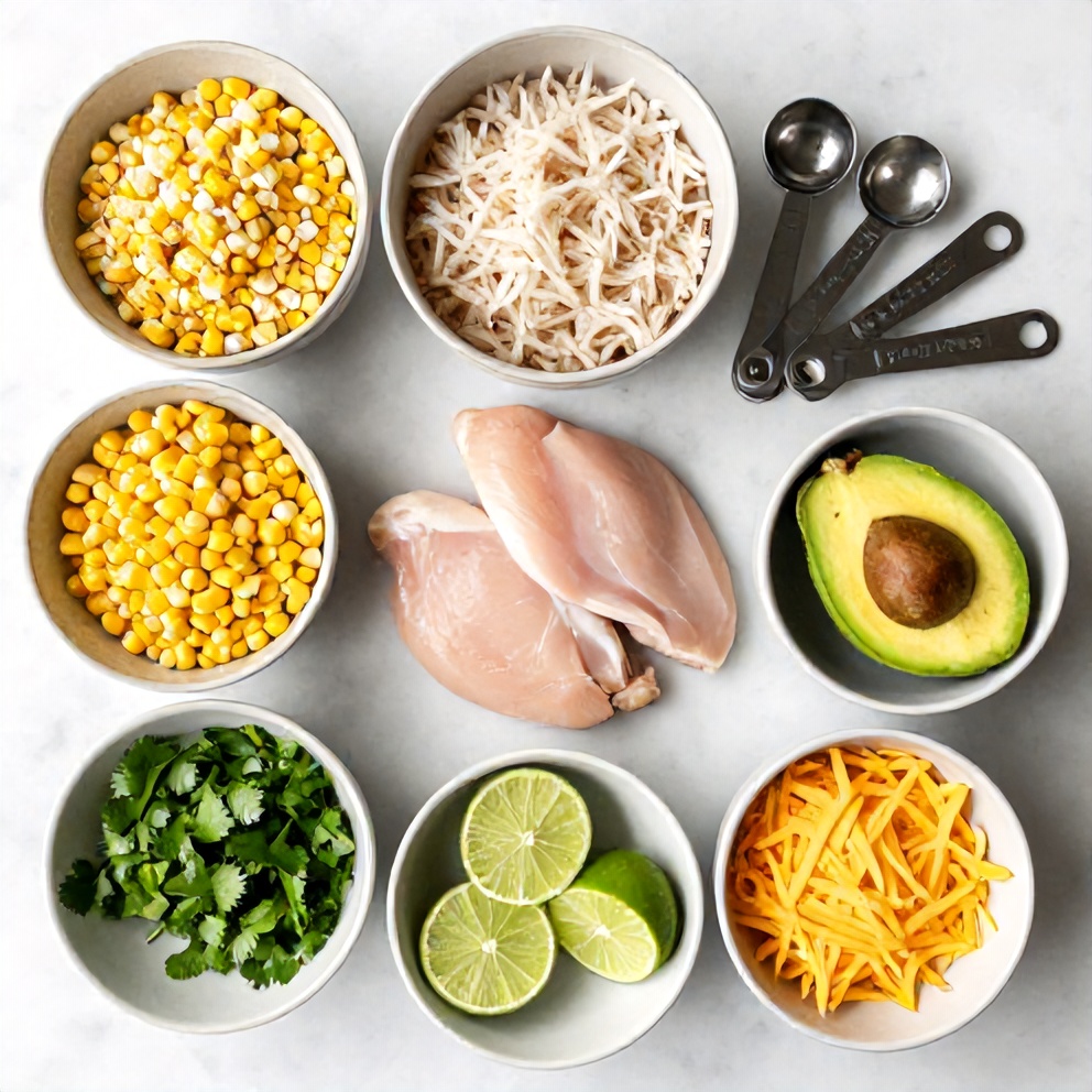Street Corn Chicken Bowl Ingredients
