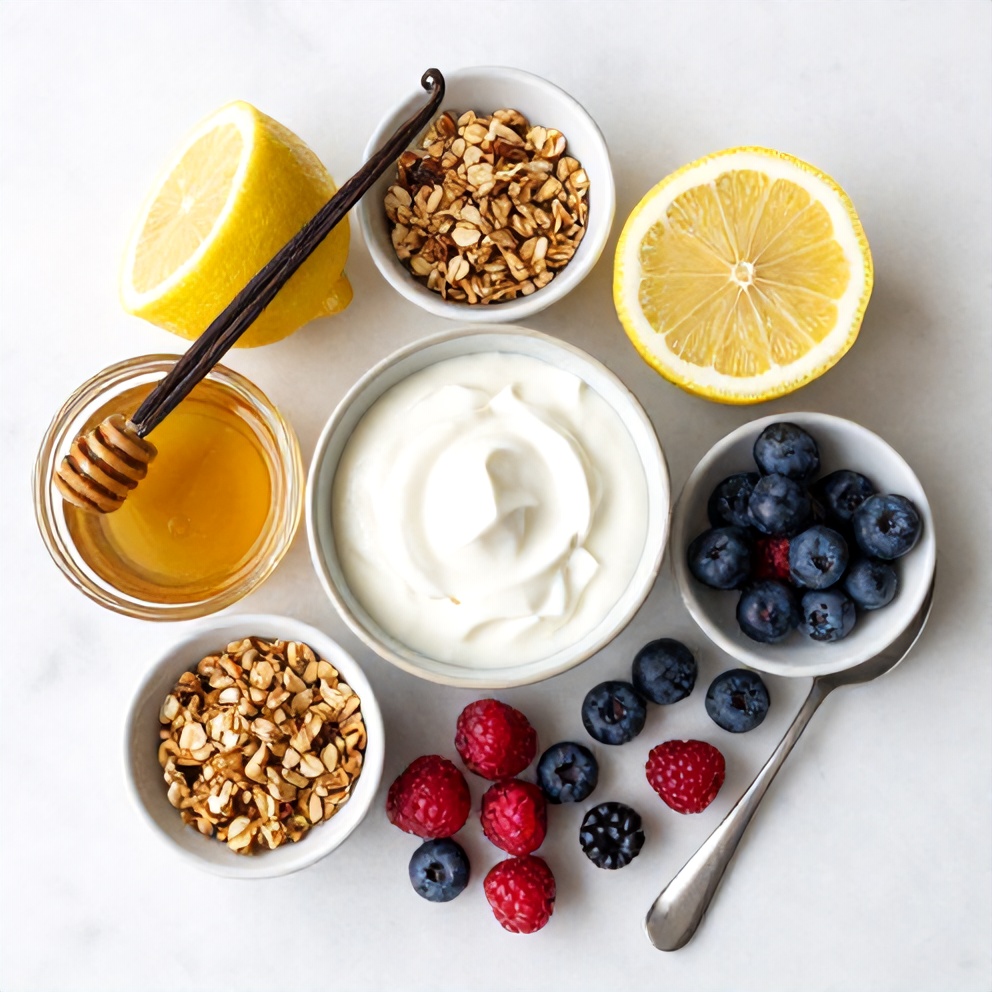 Ingredients for Easy Summer Yogurt Parfait