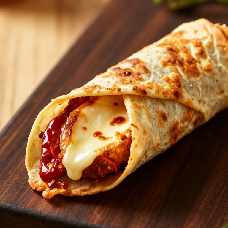 Easy Sweet Chili Halloumi Wraps