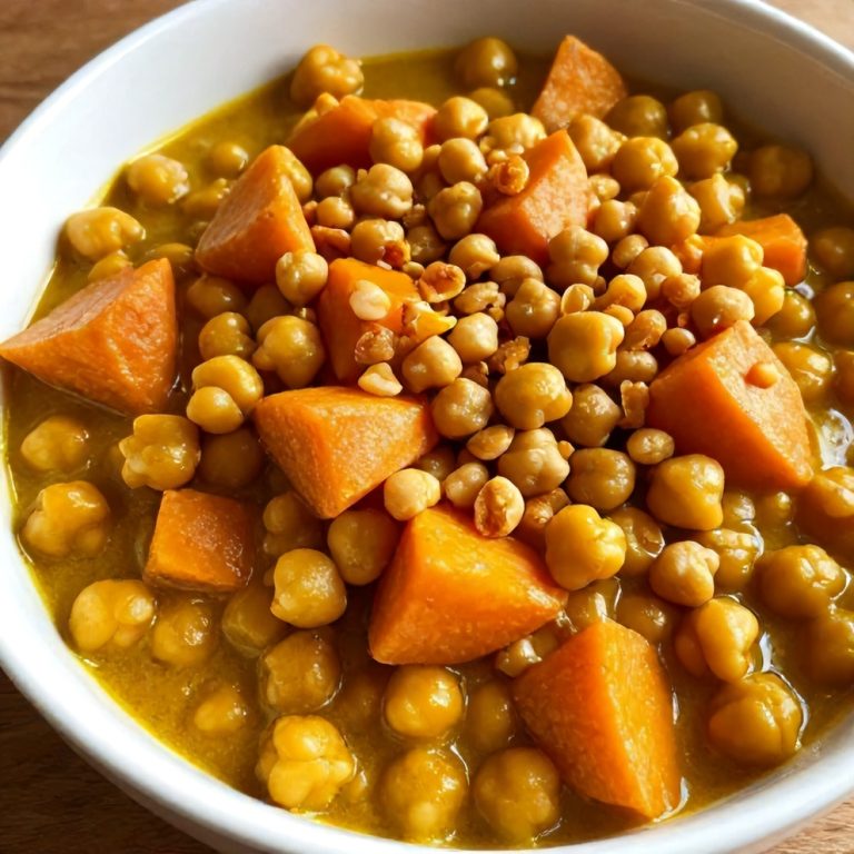 Easy Sweet Potato Chickpea Curry