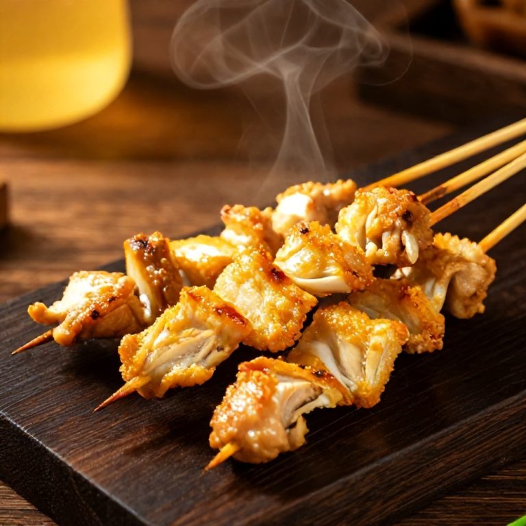 Vietnamese lemongrass chicken skewers