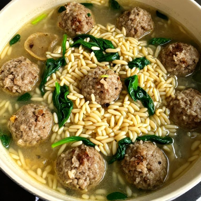 Hearty Turkey Meatball Soup