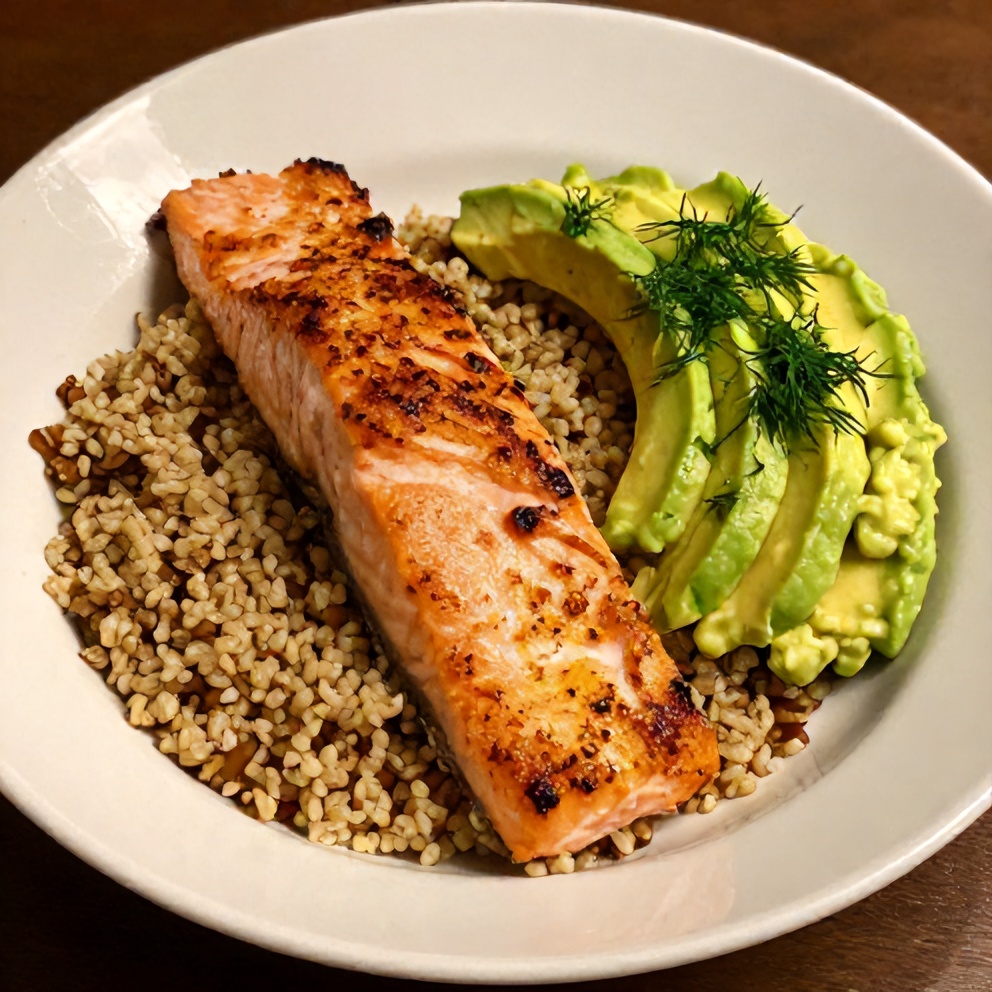 High Protein Smoked Salmon Quinoa Breakfast Bowls