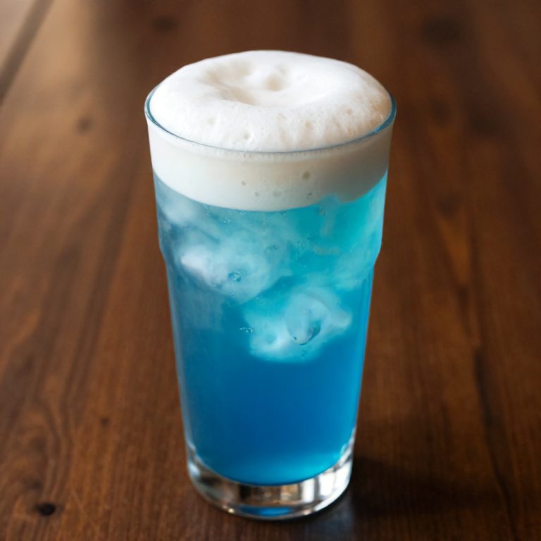 Iced Blue Tea Latte