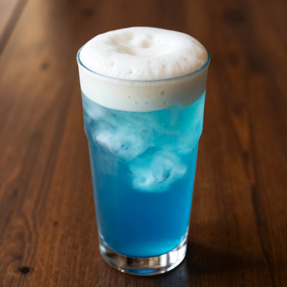 Iced Blue Tea Latte