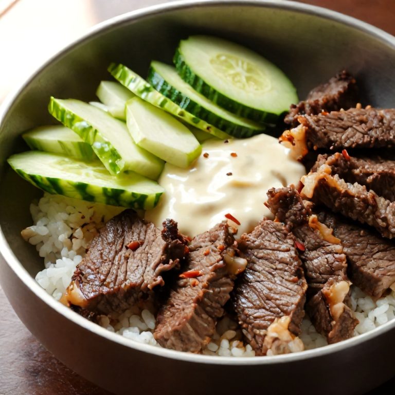 Korean BBQ Steak Rice Bowls