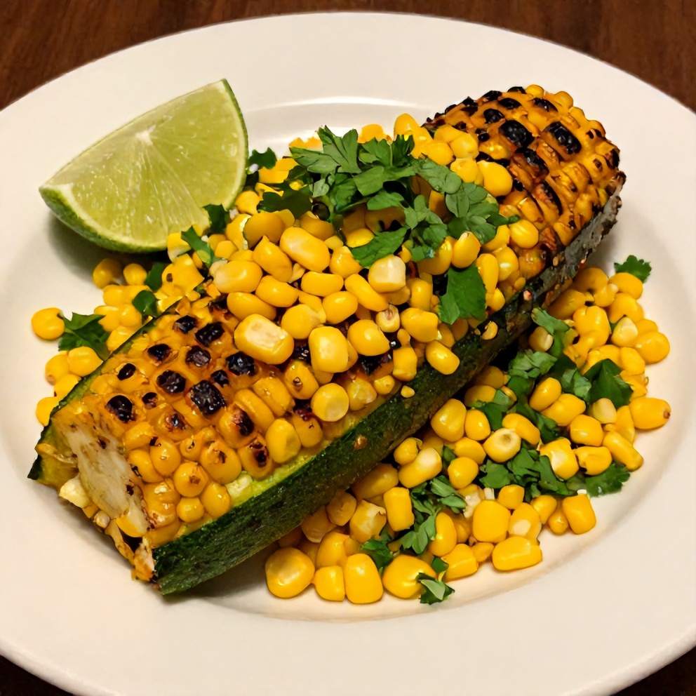 Crispy Mexican Street Corn Zucchini