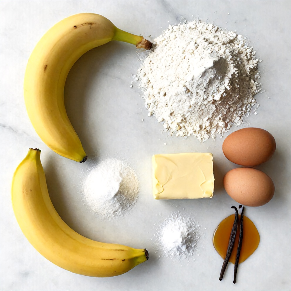 Banana Bread Ingredients