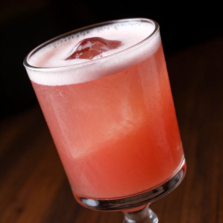 Raspberry Passionfruit Tequila Sour