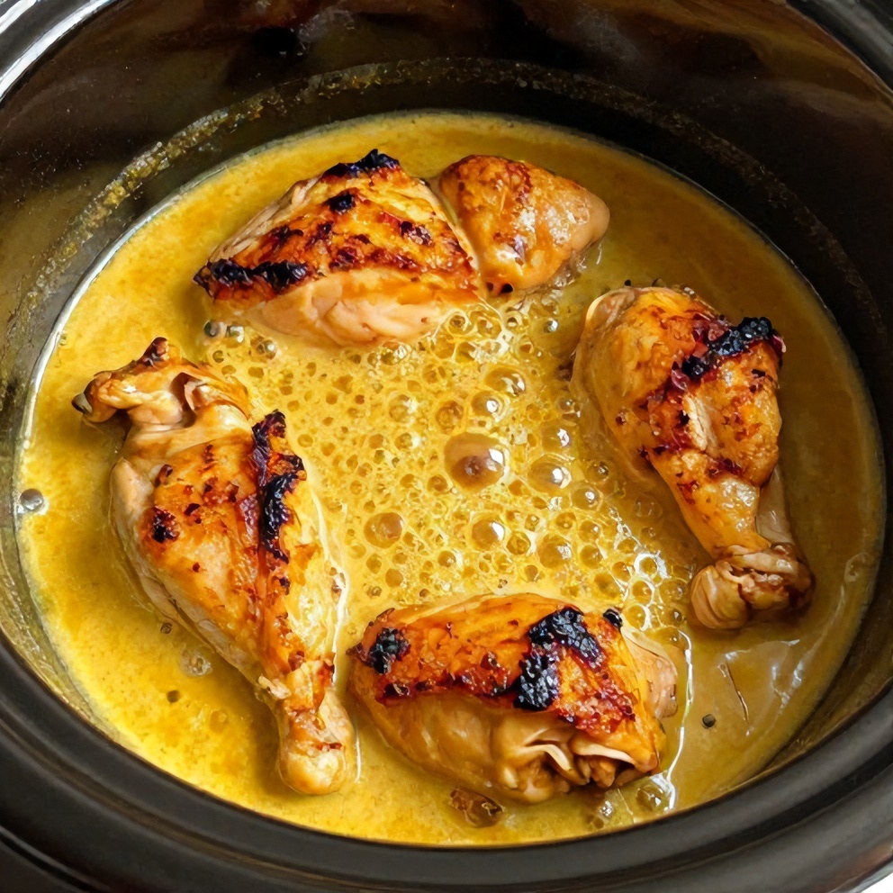 slow cooker honey mustard chicken