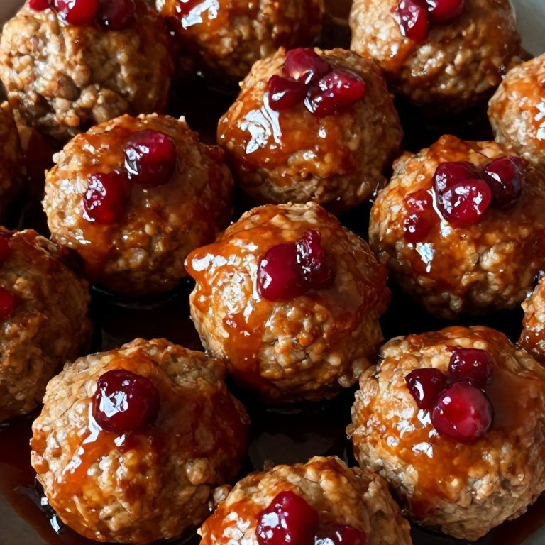 Sweet and Tangy Cranberry Meatballs