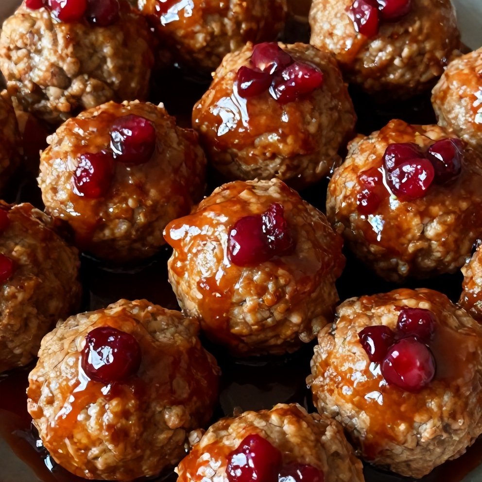Sweet and Tangy Cranberry Meatballs