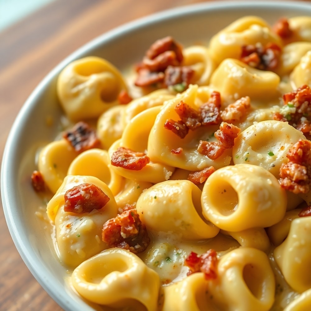 30 minute tortellini carbonara